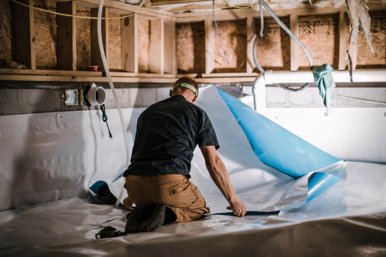 Crawl space vapor barrier in Sumter, SC